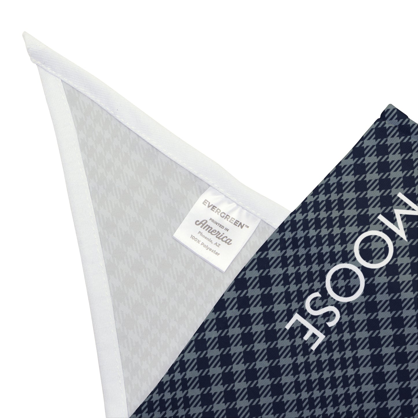 Pet Bandana- Personalized | Navy & White | Tweed