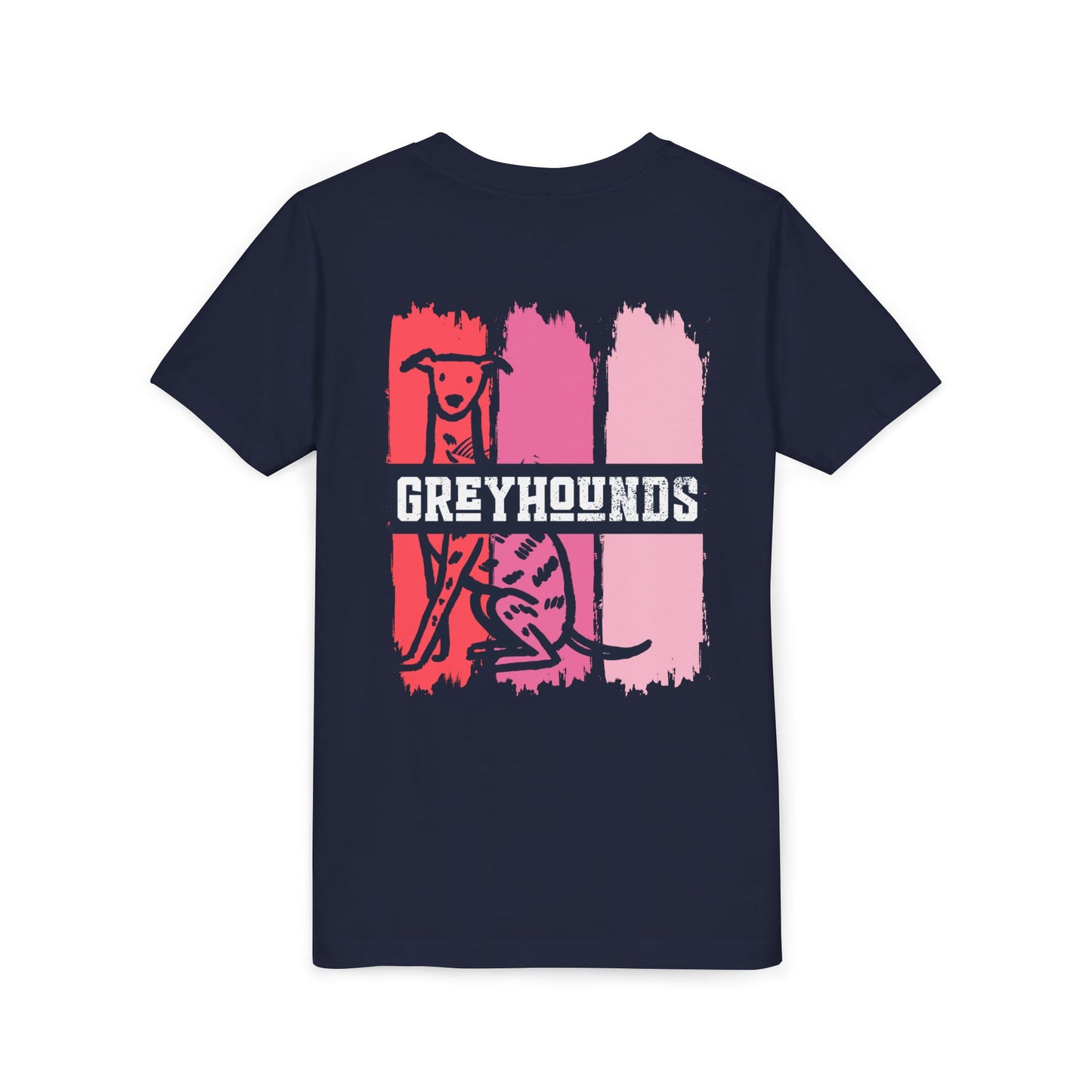 Youth Tee | Greyhounds | Pink Paint