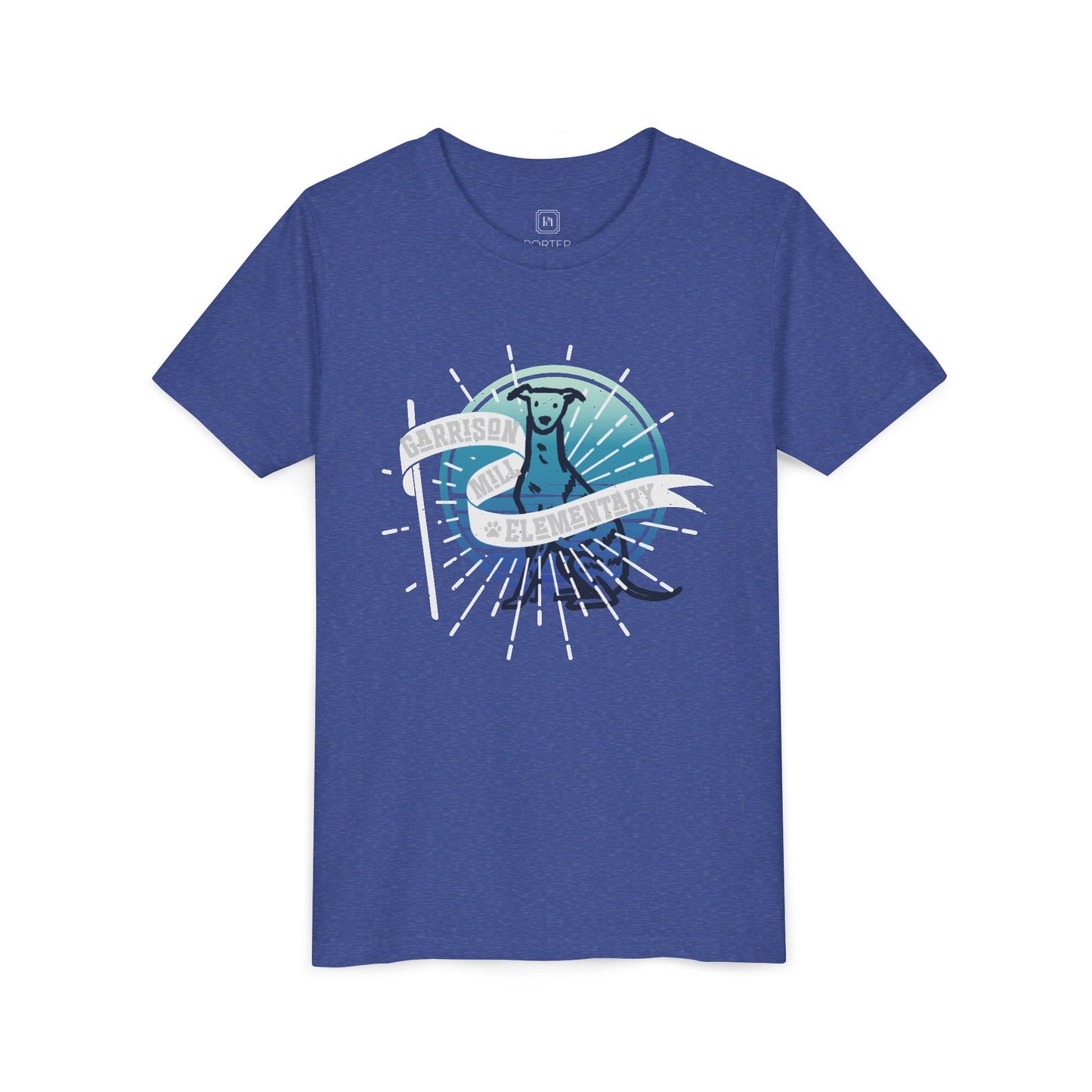 Youth Tee | Greyhounds | Teal Burst