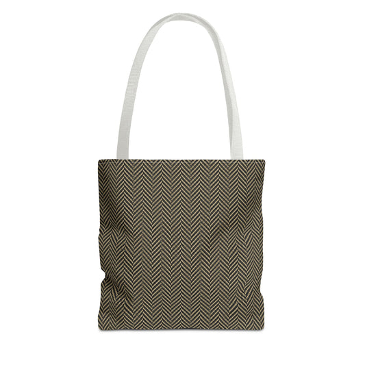 Tote Bags | Black & Gold | Herringbone