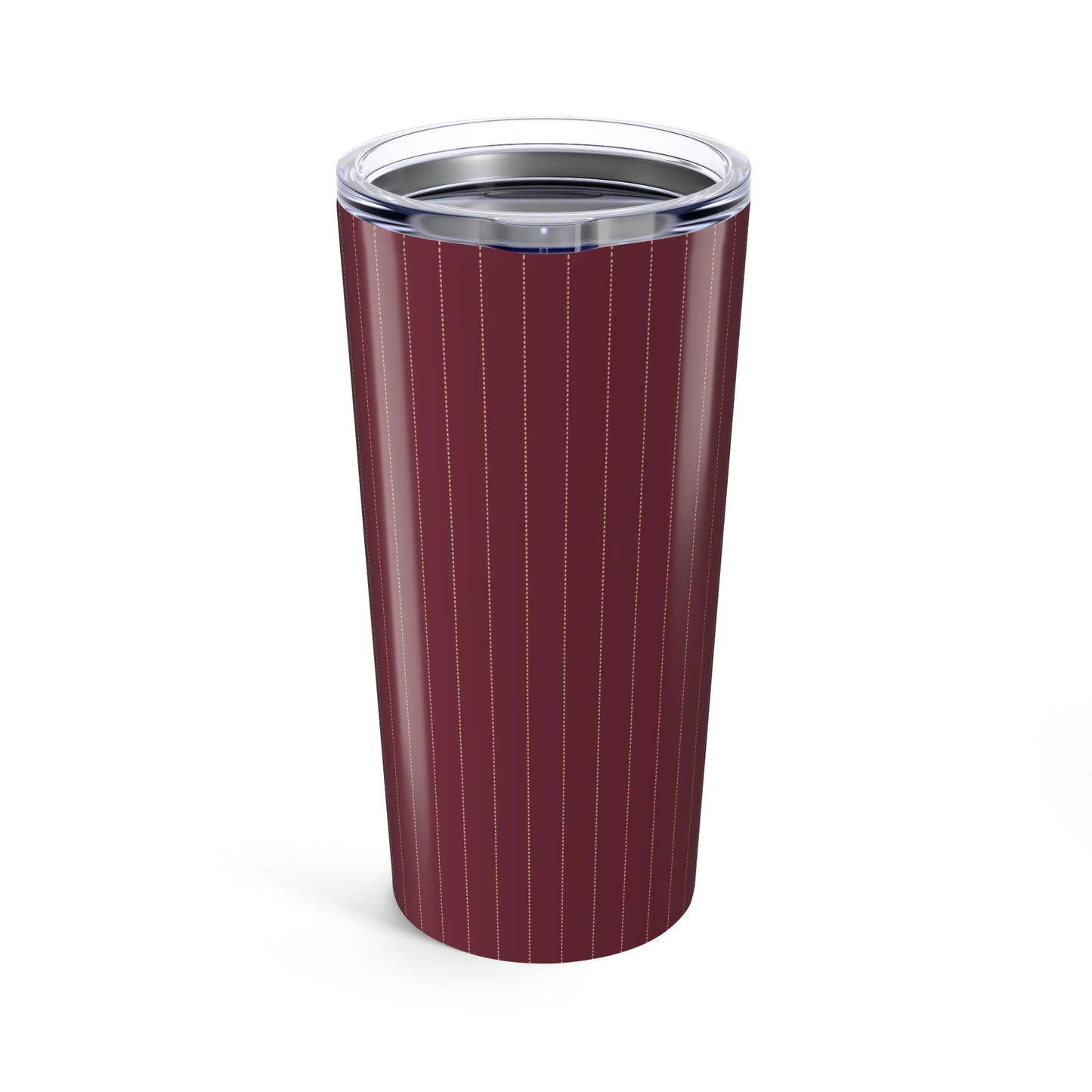 Tumbler | Maroon & Gold | Pinstripe
