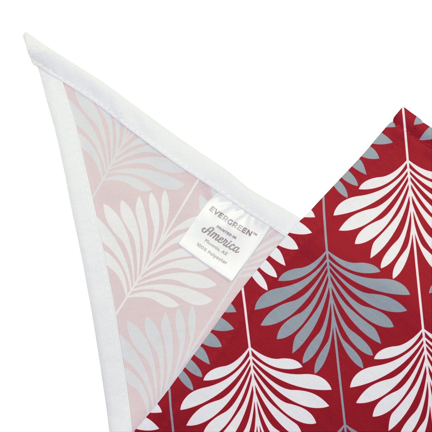 Pet Bandana | Red & Gray | Deco