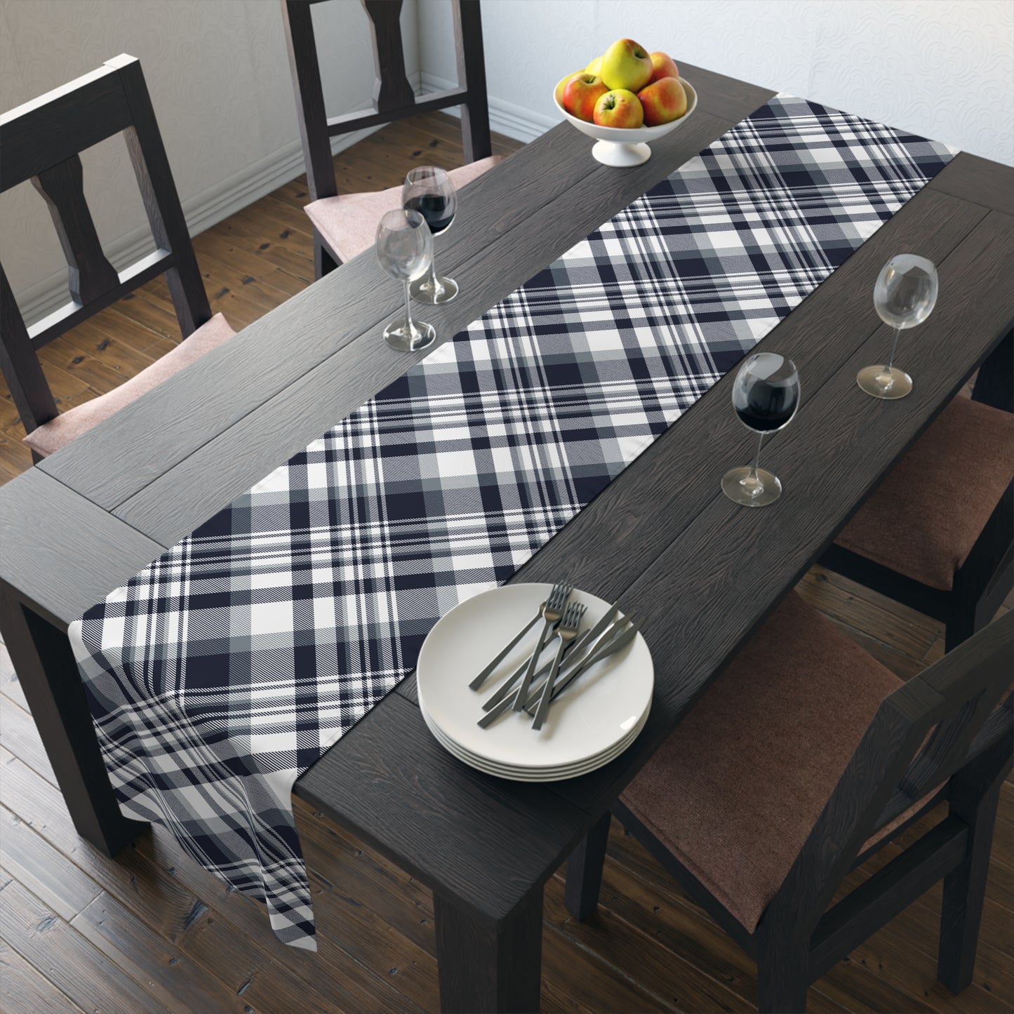 Table Runner | Storrs, Connecticut | Tartan
