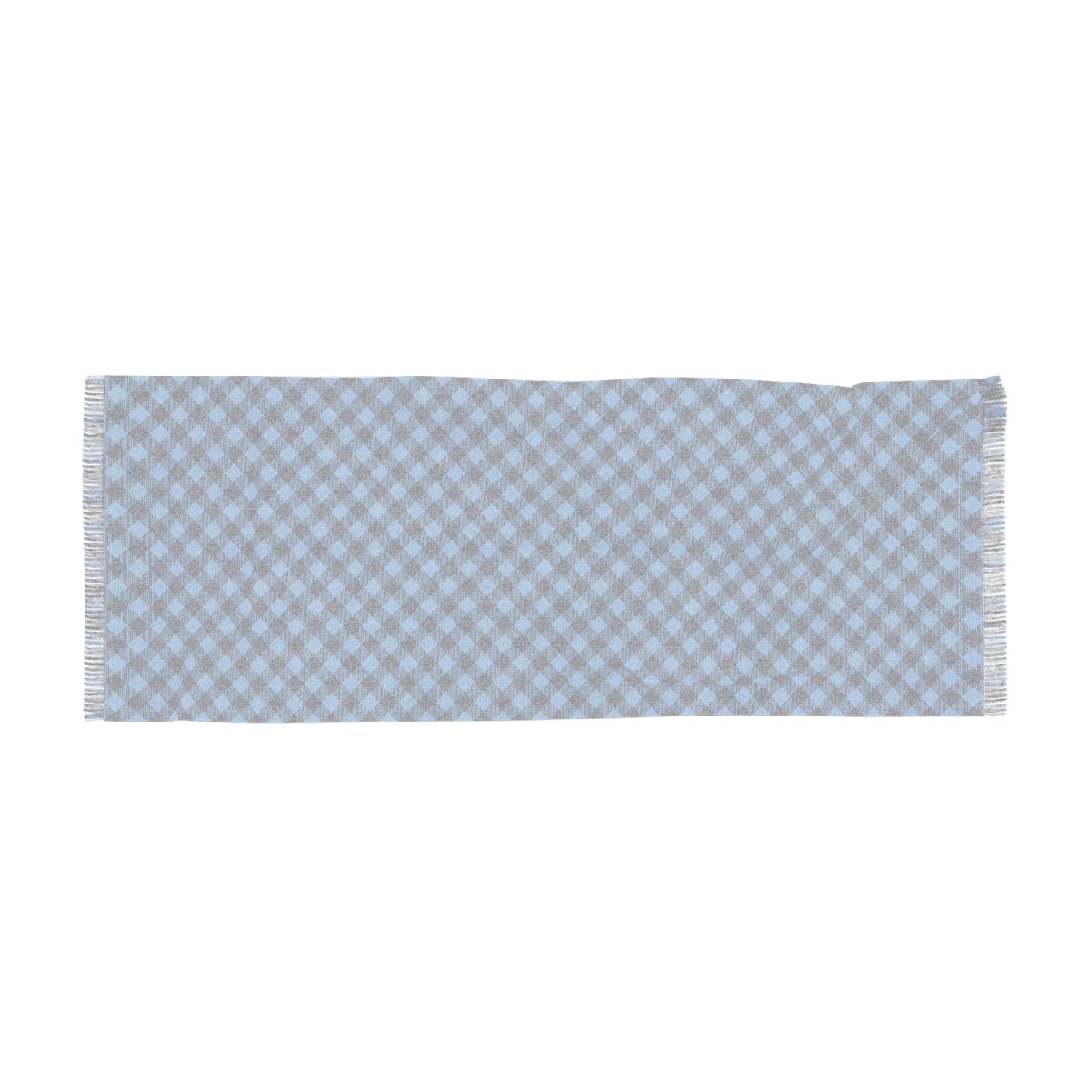 Scarf | Light Blue & White | Gingham