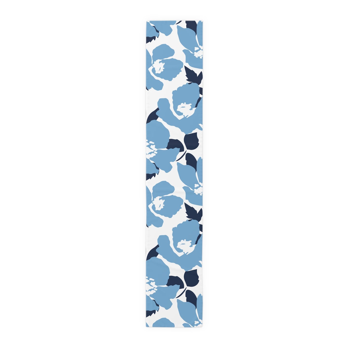 Table Runner | Light Blue & White | Poppy