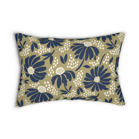 Pillow | Blue & Gold | Bellis