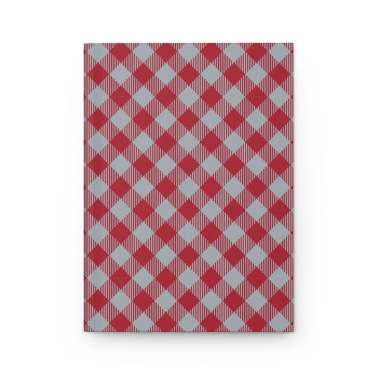 Journal | Red & Gray | Gingham