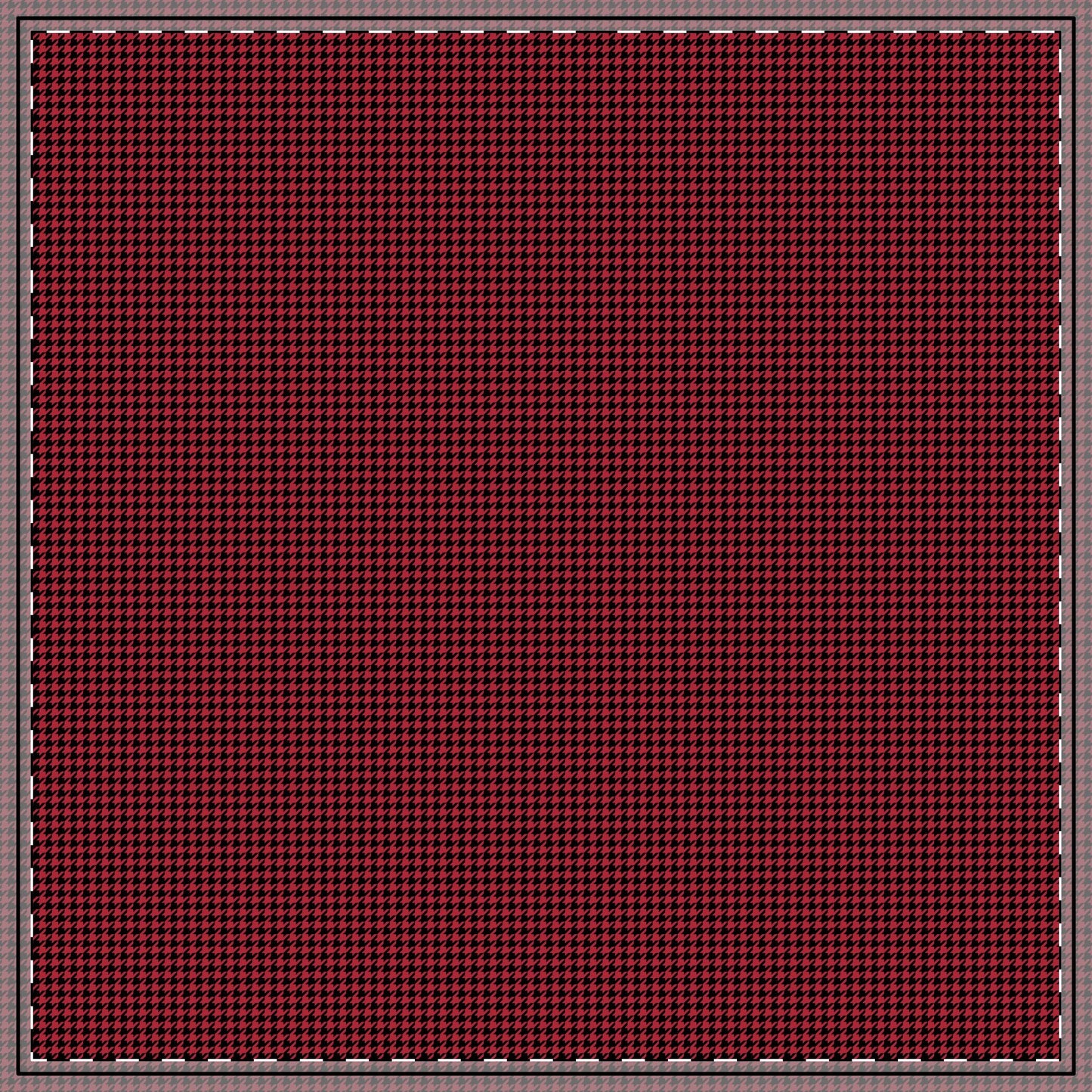 Tablecloth | Red & Black | Houndstooth