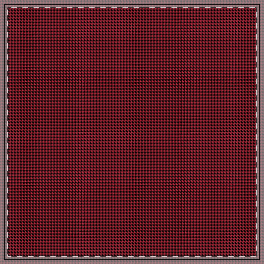 Tablecloth | Red & Black | Houndstooth