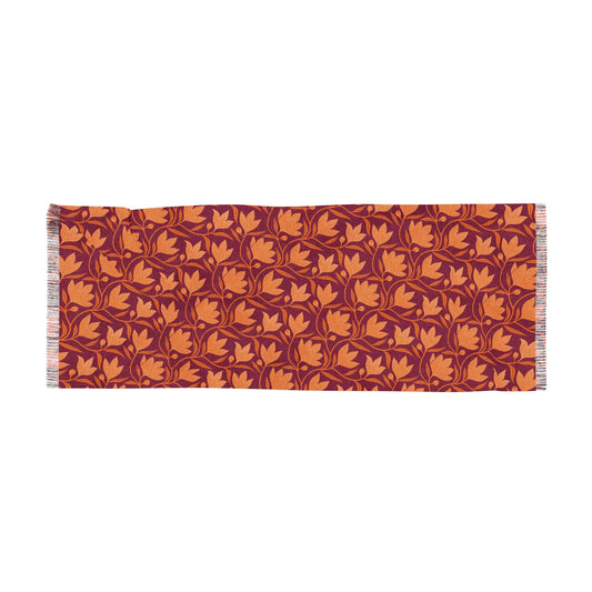 Scarf | Maroon & Orange | Magnolia