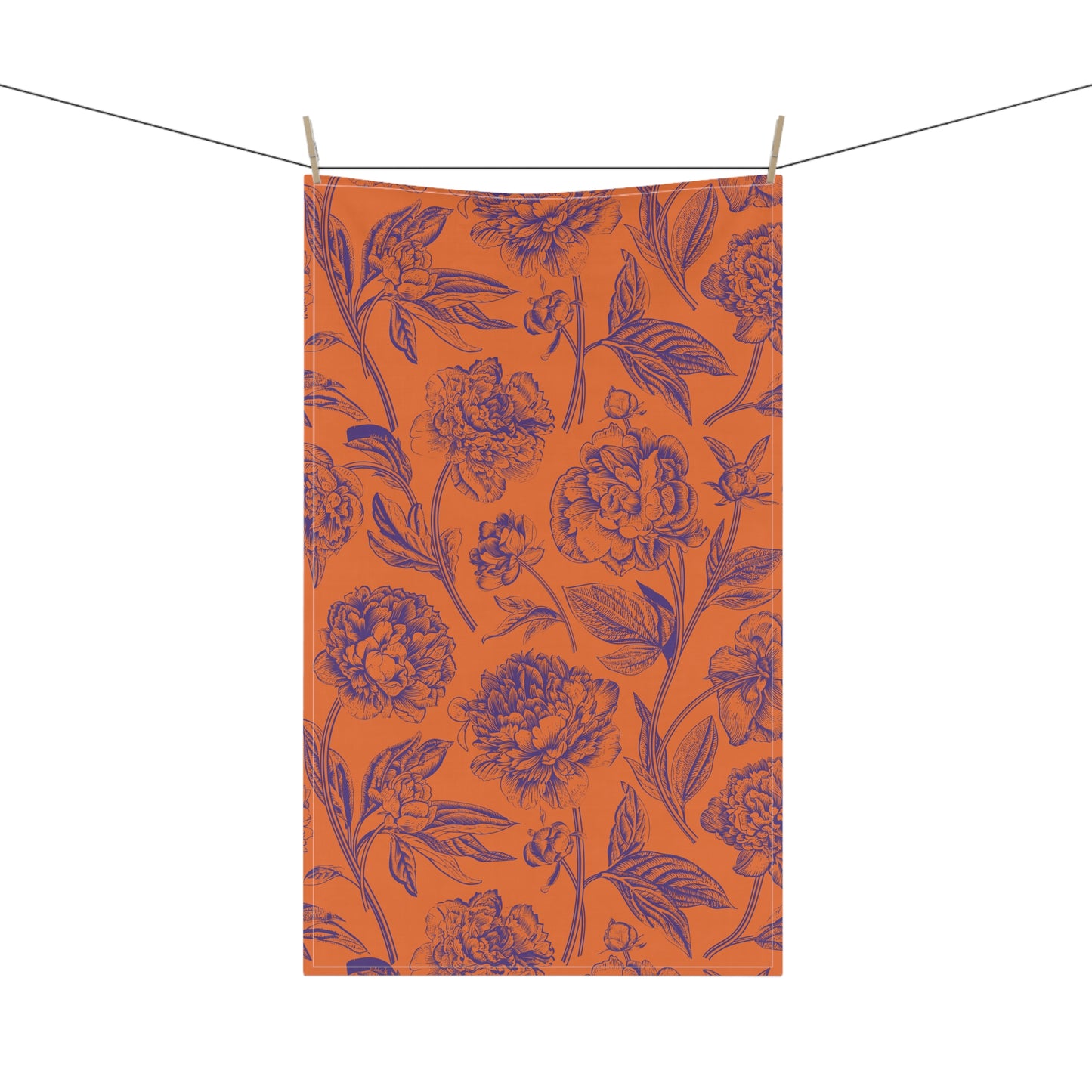Tea Towel | Clemson, SC | Peony