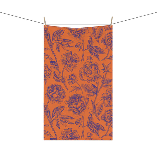 Tea Towel | Clemson, SC | Peony