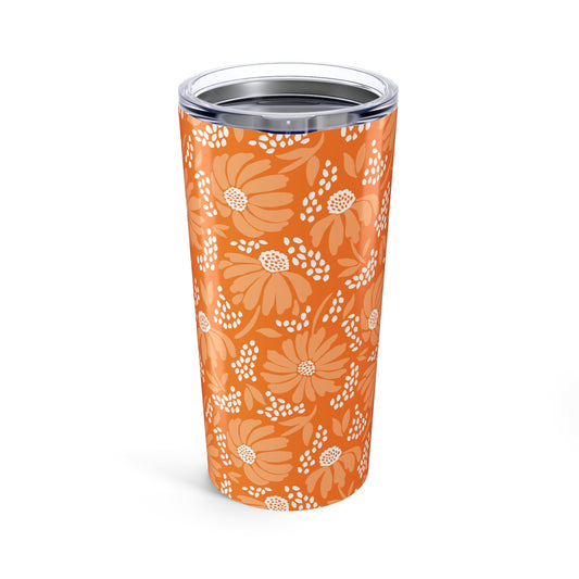 Tumbler | Orange & White | Bellis