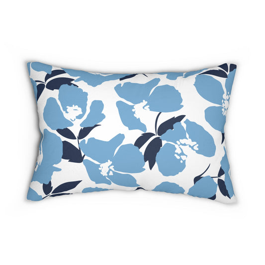 Pillow | Light Blue & White | Poppy