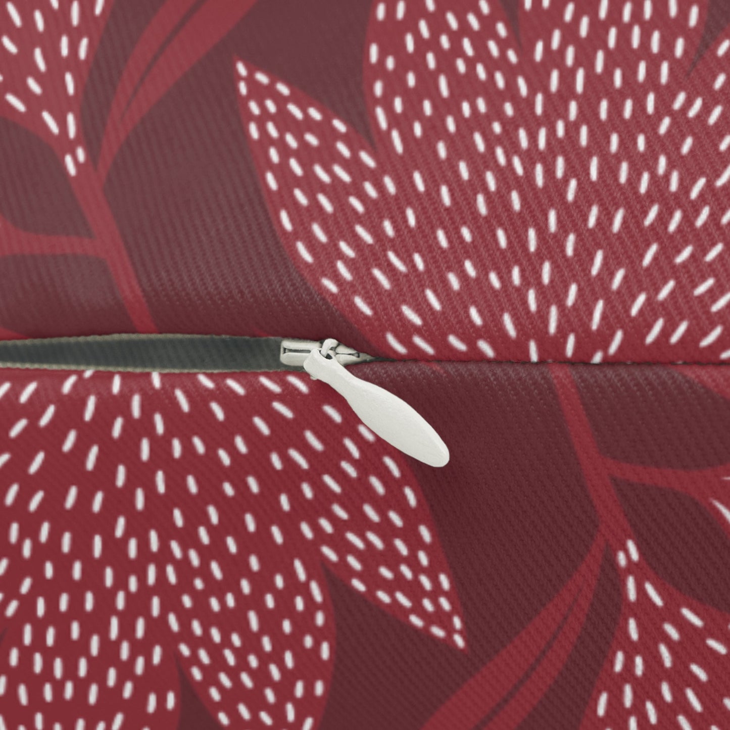 Pillow | Maroon & White | Magnolia