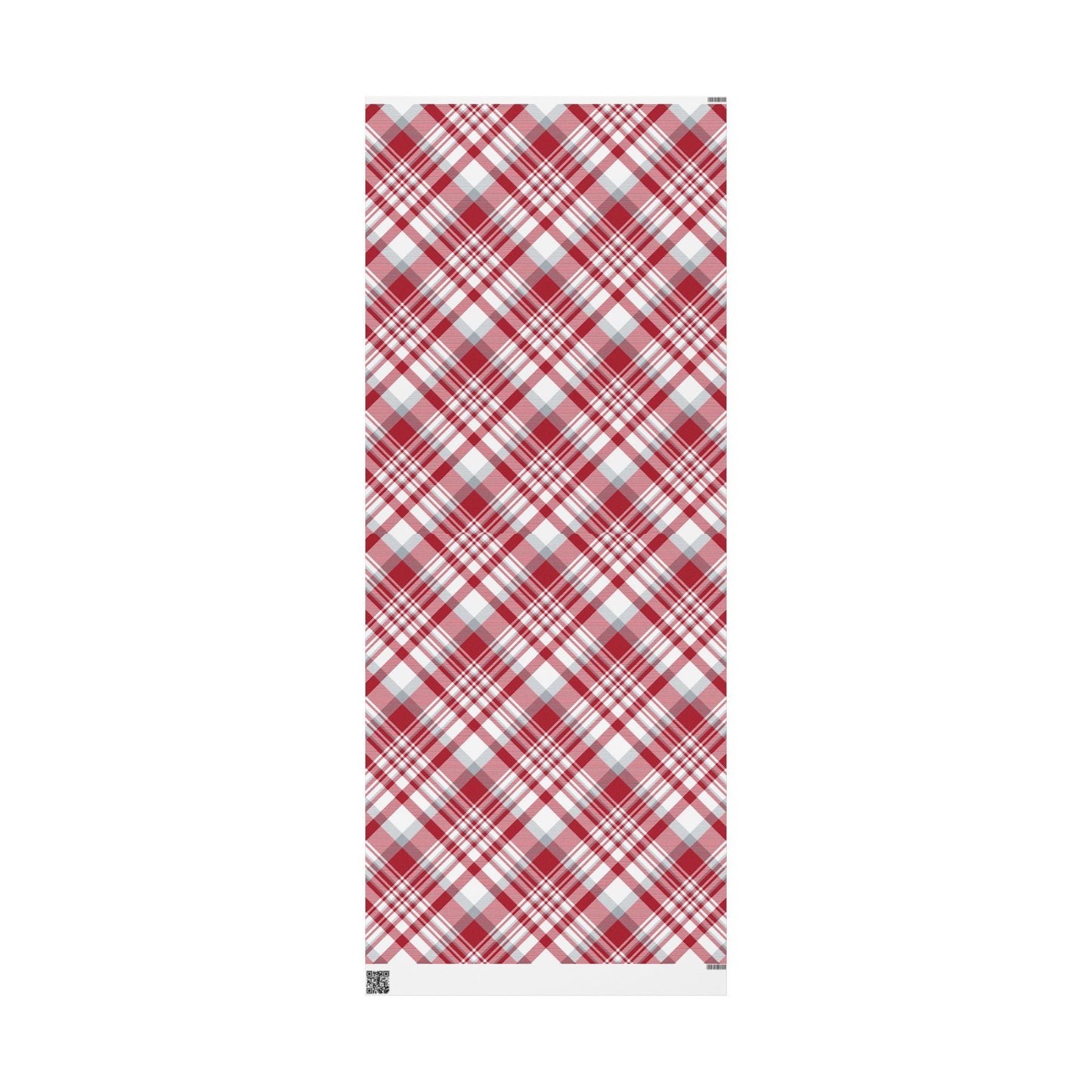 Gift Wrap | Red & Gray | Tartan