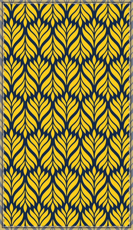 Tablecloth | Yellow & Blue | Palm