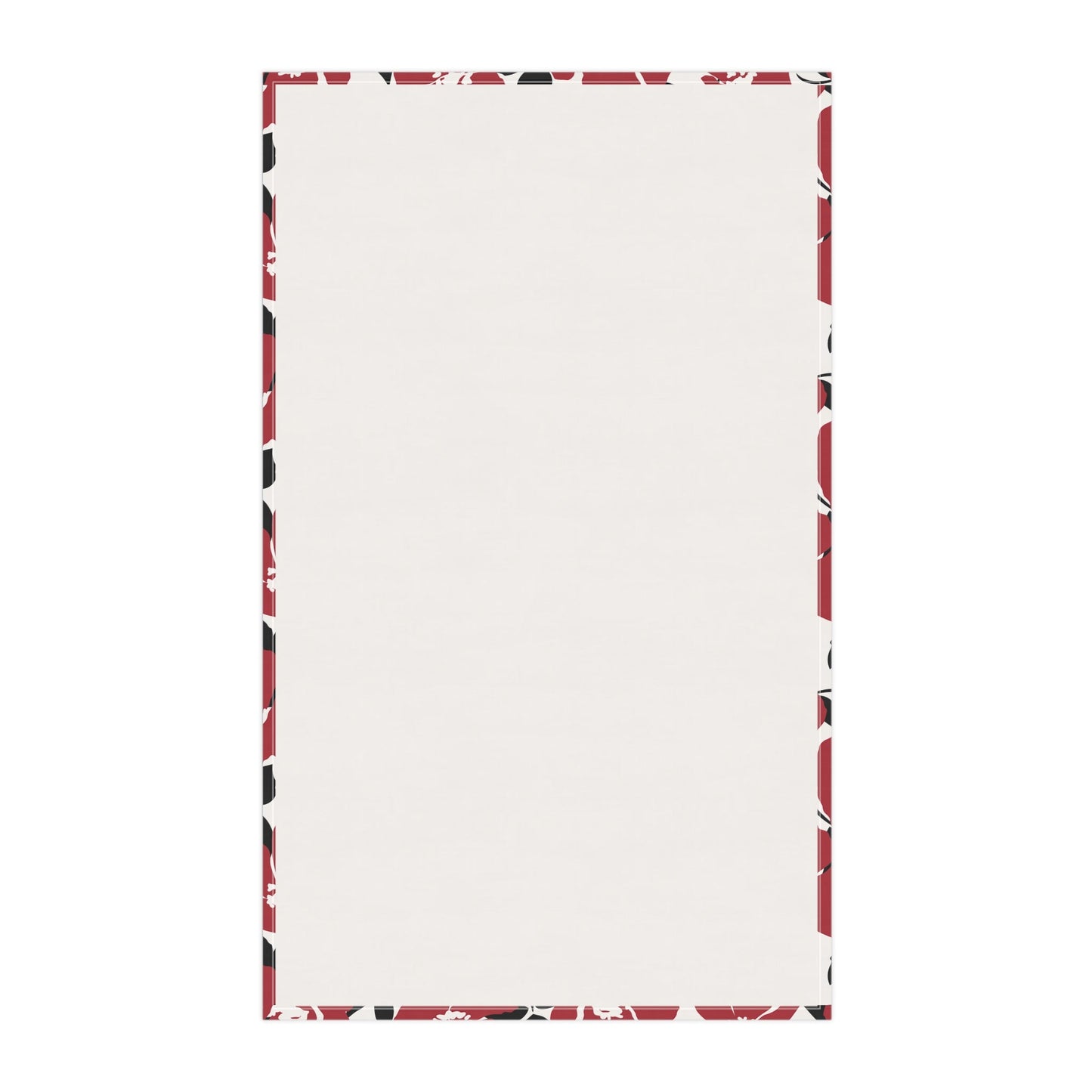 Tea Towel | Red & Black | Poppy