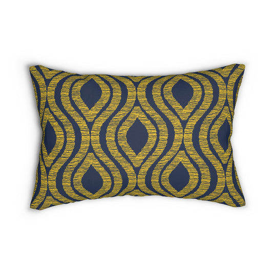 Pillow | Yellow & Blue | Ogee