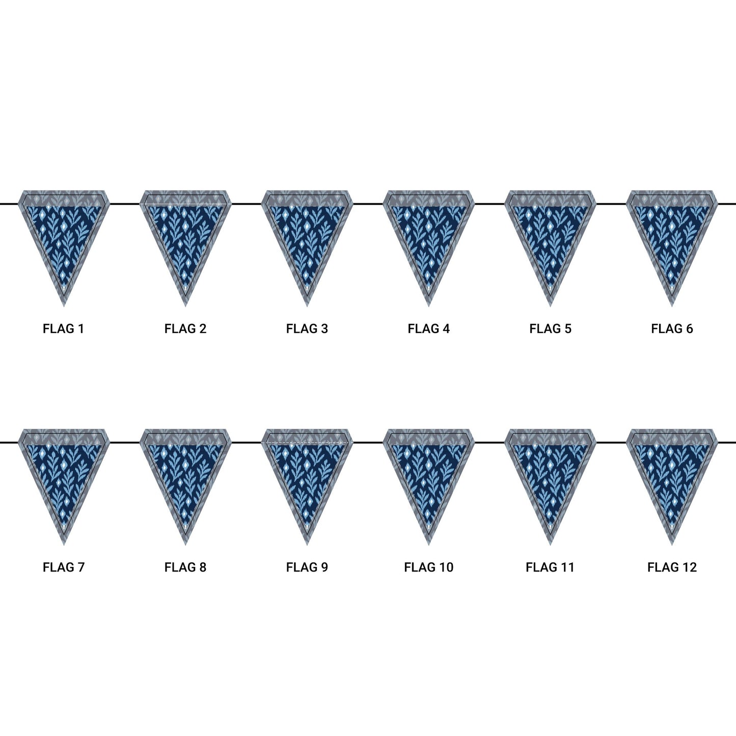 Flag Garland | Chapel Hill, North Carolina | Laurel