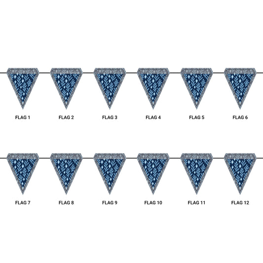 Flag Garland | Chapel Hill, North Carolina | Laurel