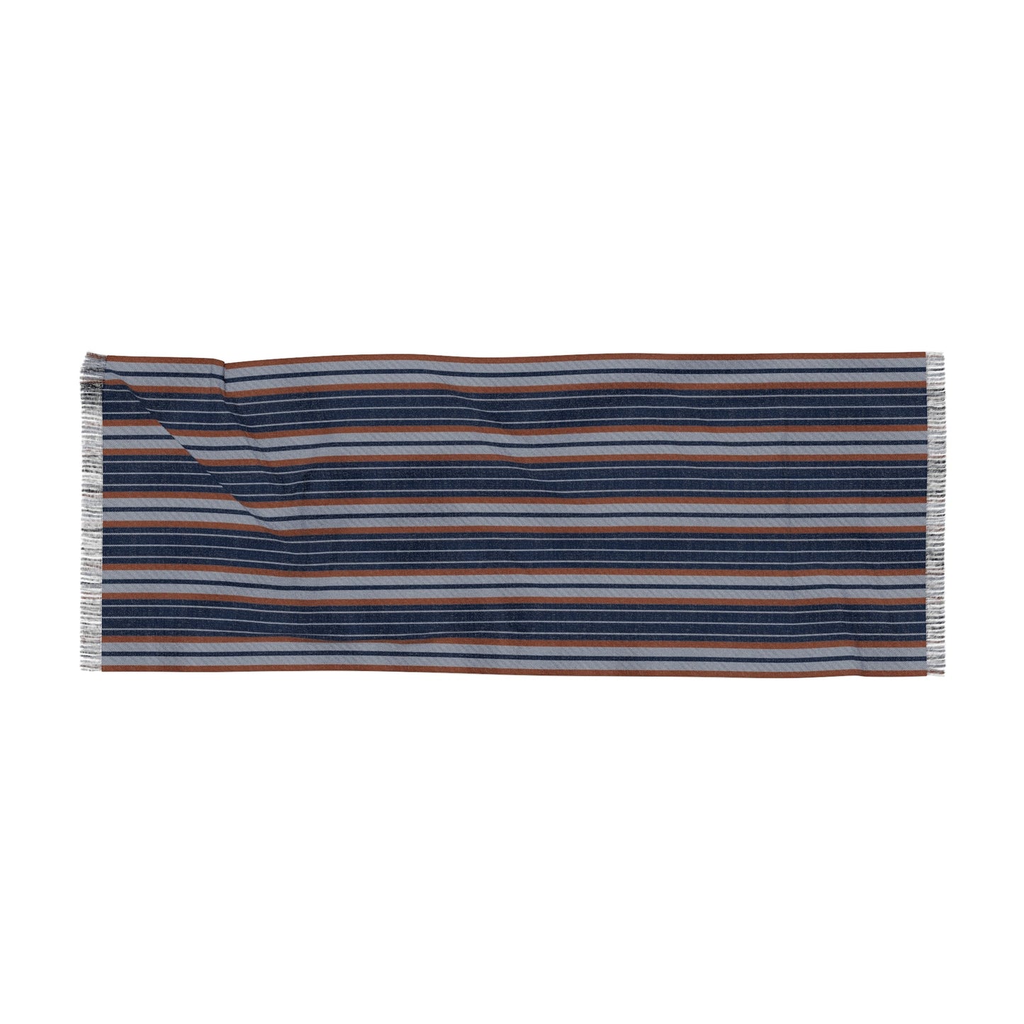 Scarf | Orange & Blue | Stripe