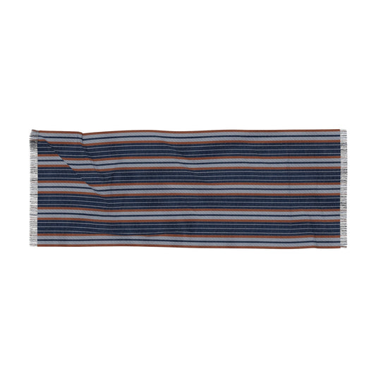 Scarf | Orange & Blue | Stripe