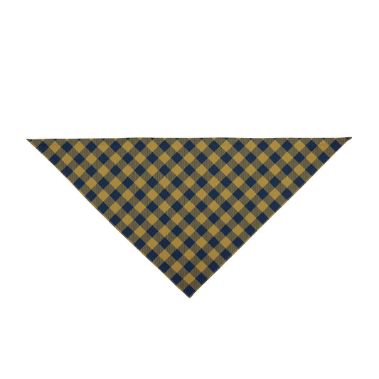 Pet Bandana | Notre Dame, Indiana | Gingham