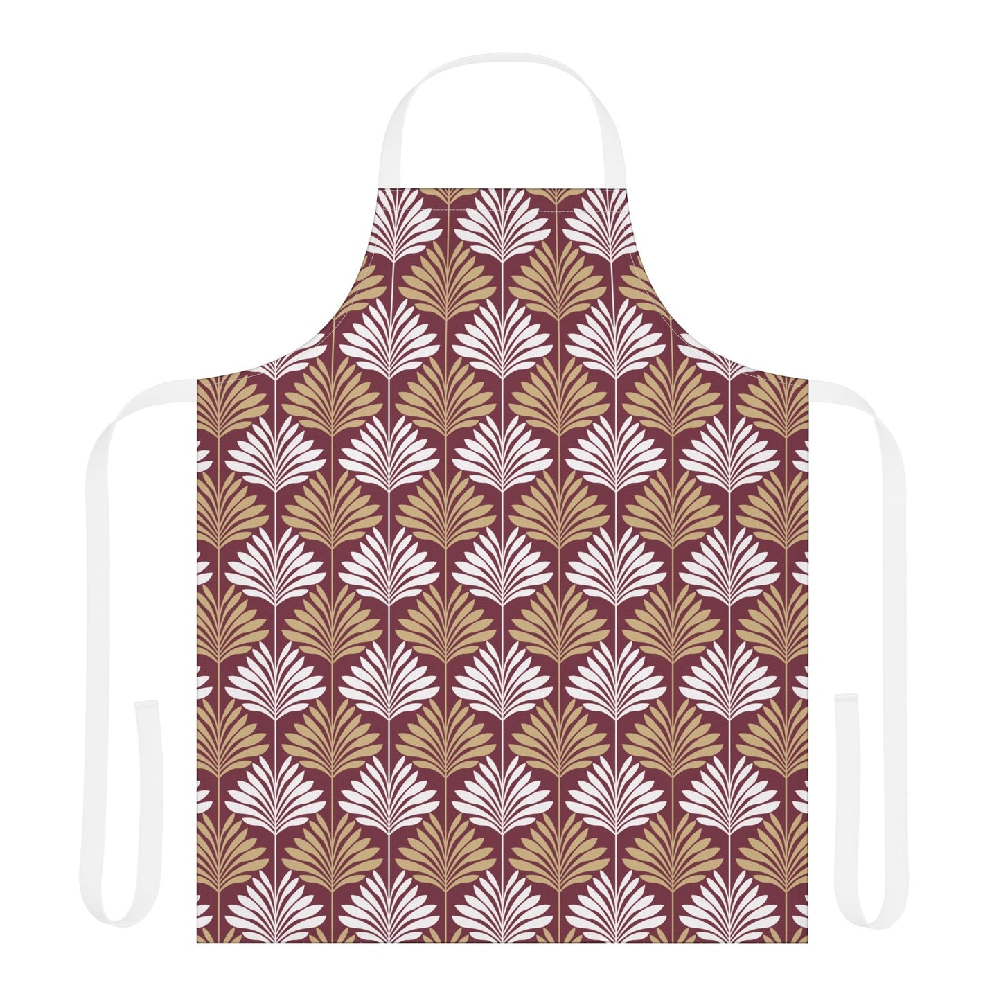 Apron | Maroon & Gold | Deco