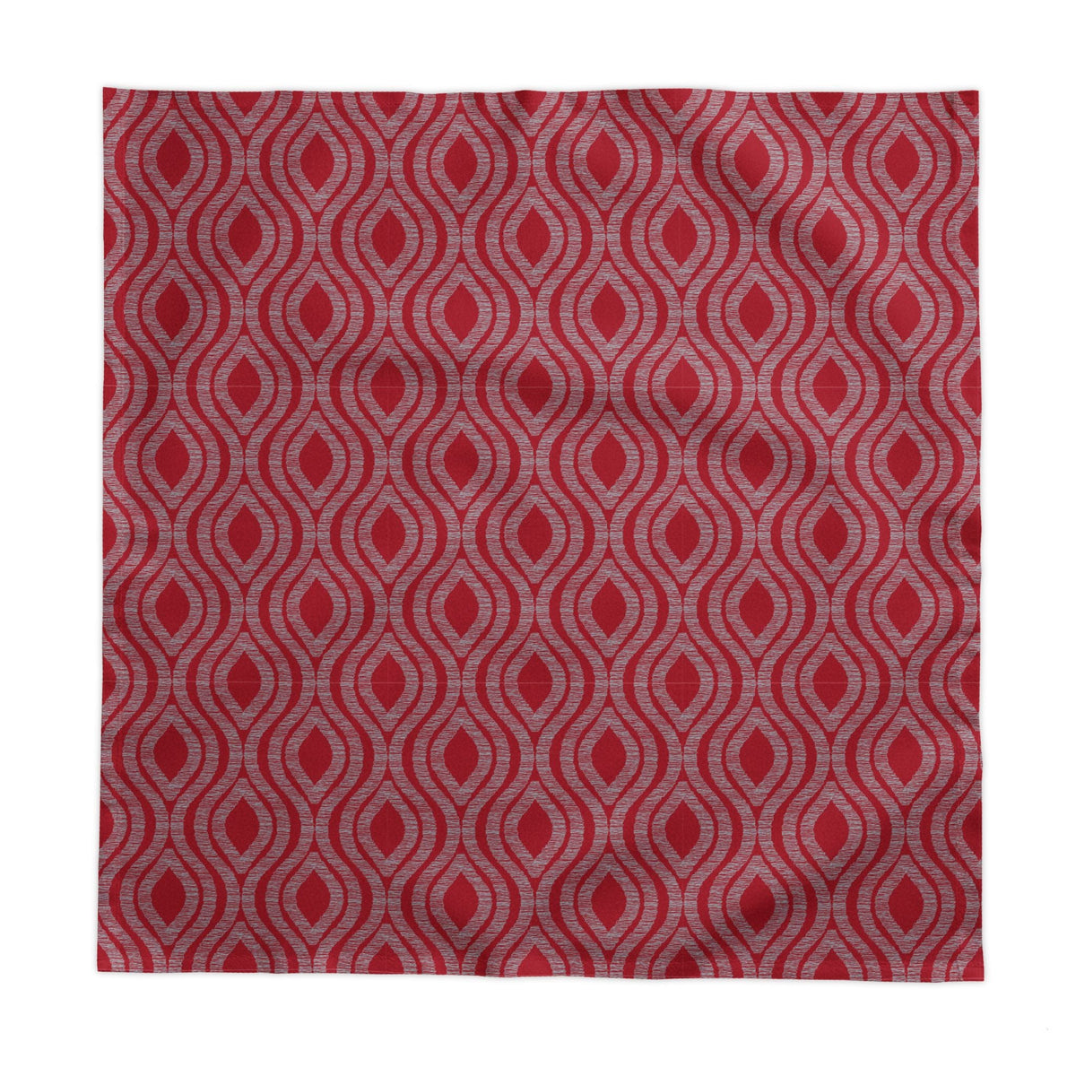 Tablecloth | Red & Gray | Ogee