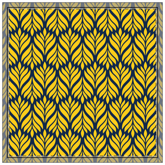 Napkins | Yellow & Blue | Palm