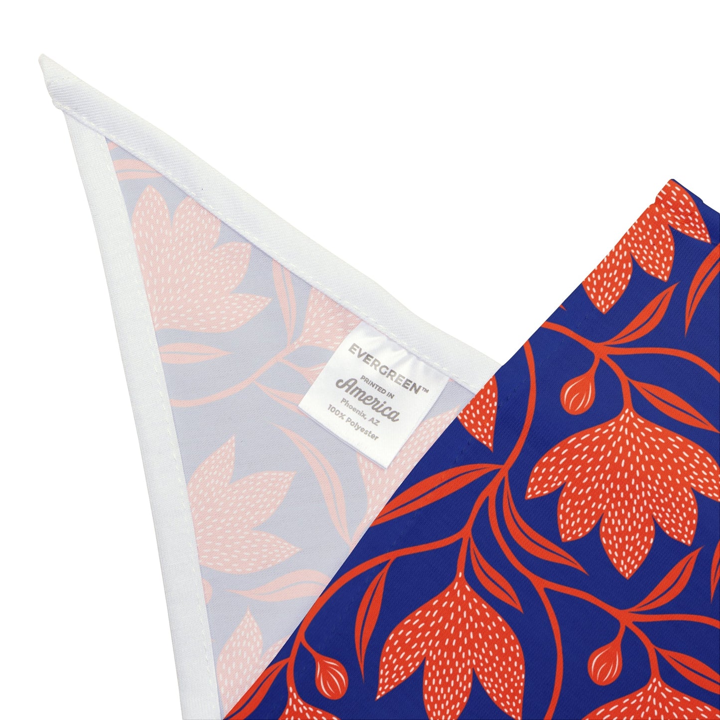 Pet Bandana | Bright Blue & Orange | Magnolia