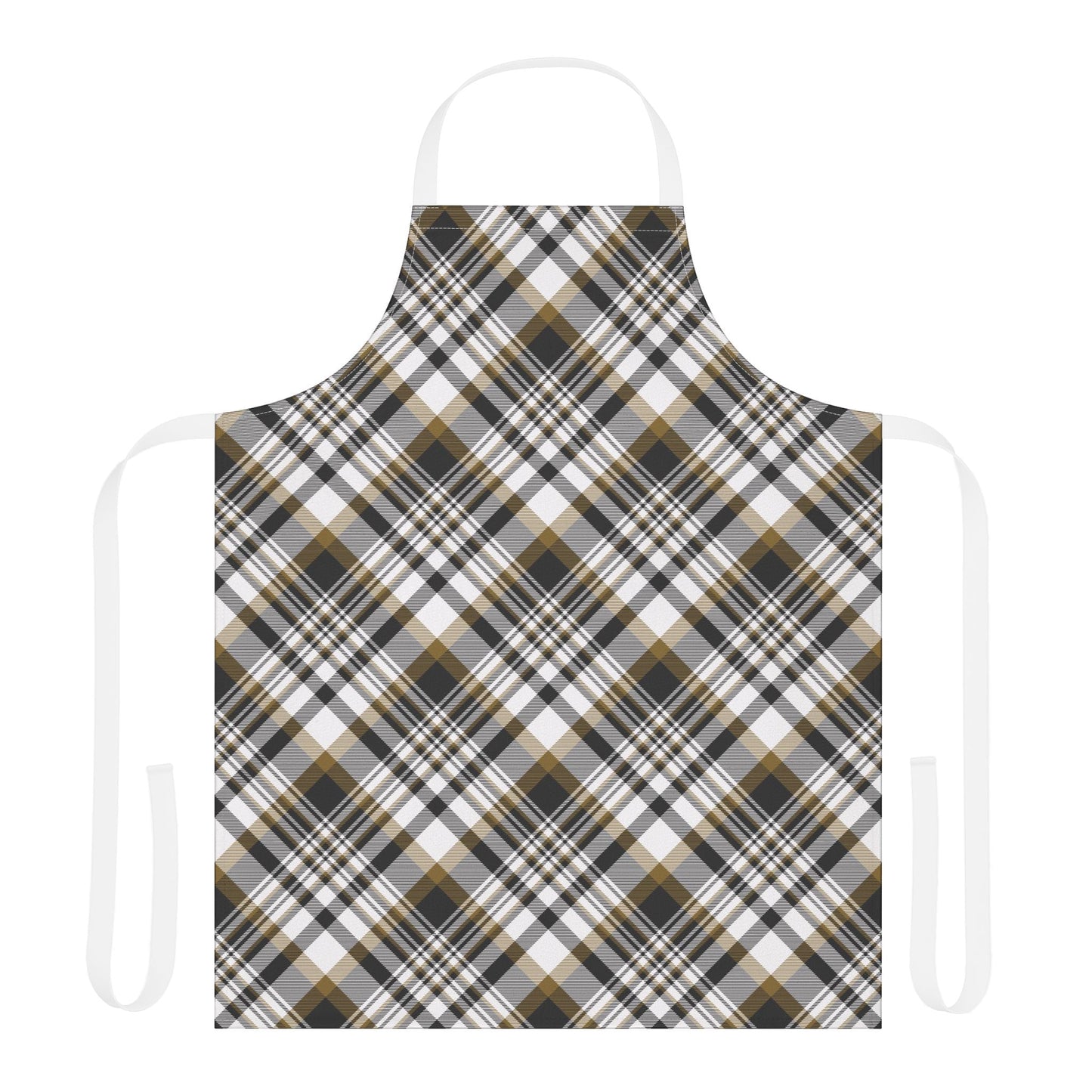 Apron | Black & Gold | Tartan