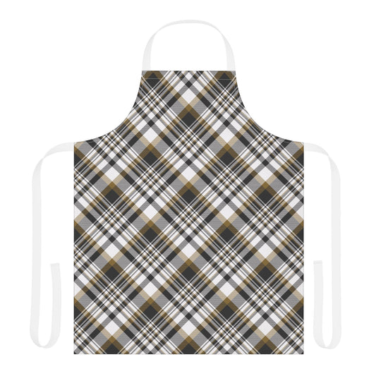 Apron | Black & Gold | Tartan