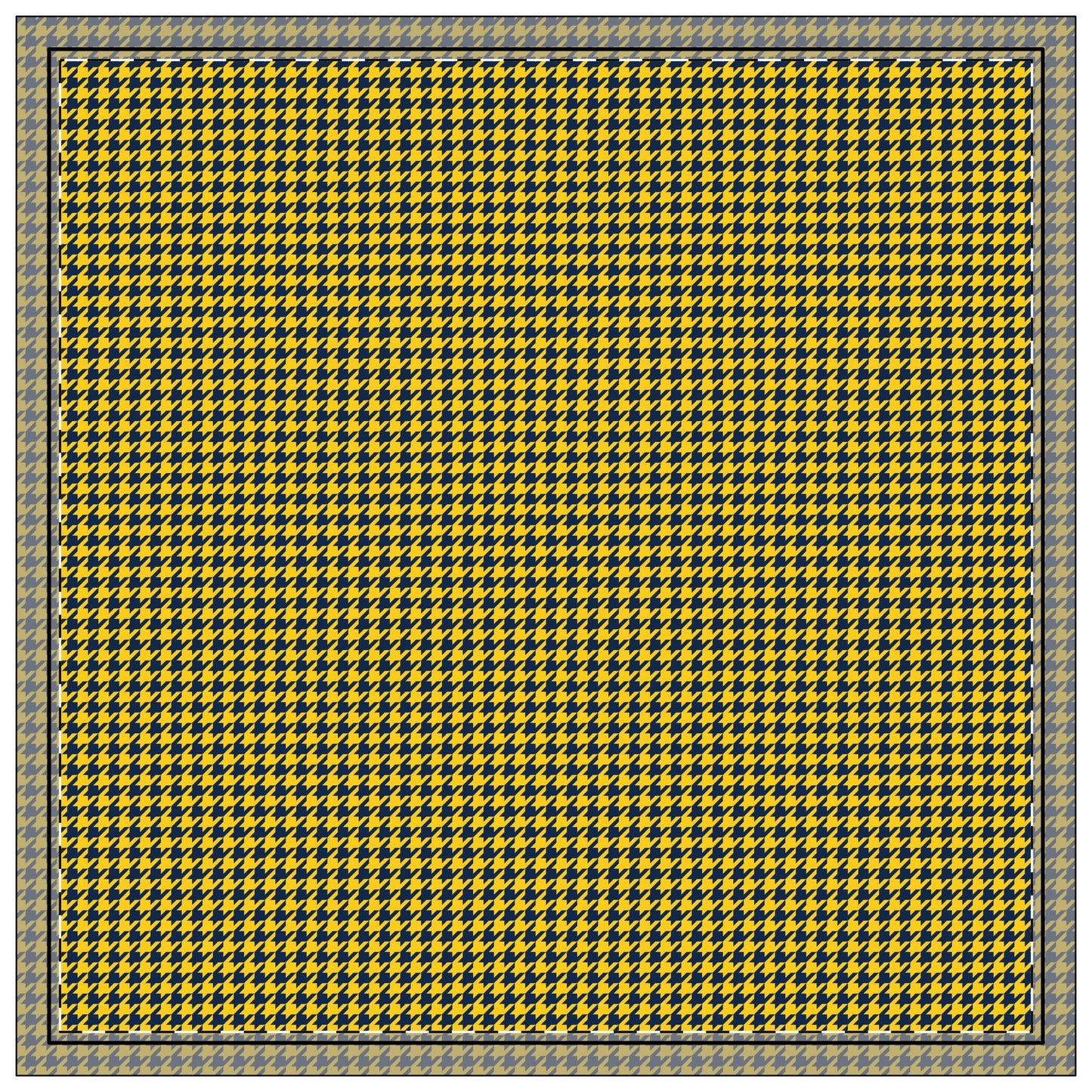 Napkins | Yellow & Blue | Houndstooth