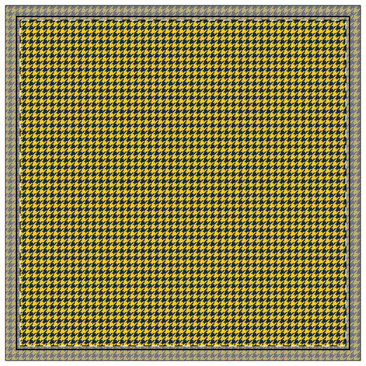 Napkins | Yellow & Blue | Houndstooth