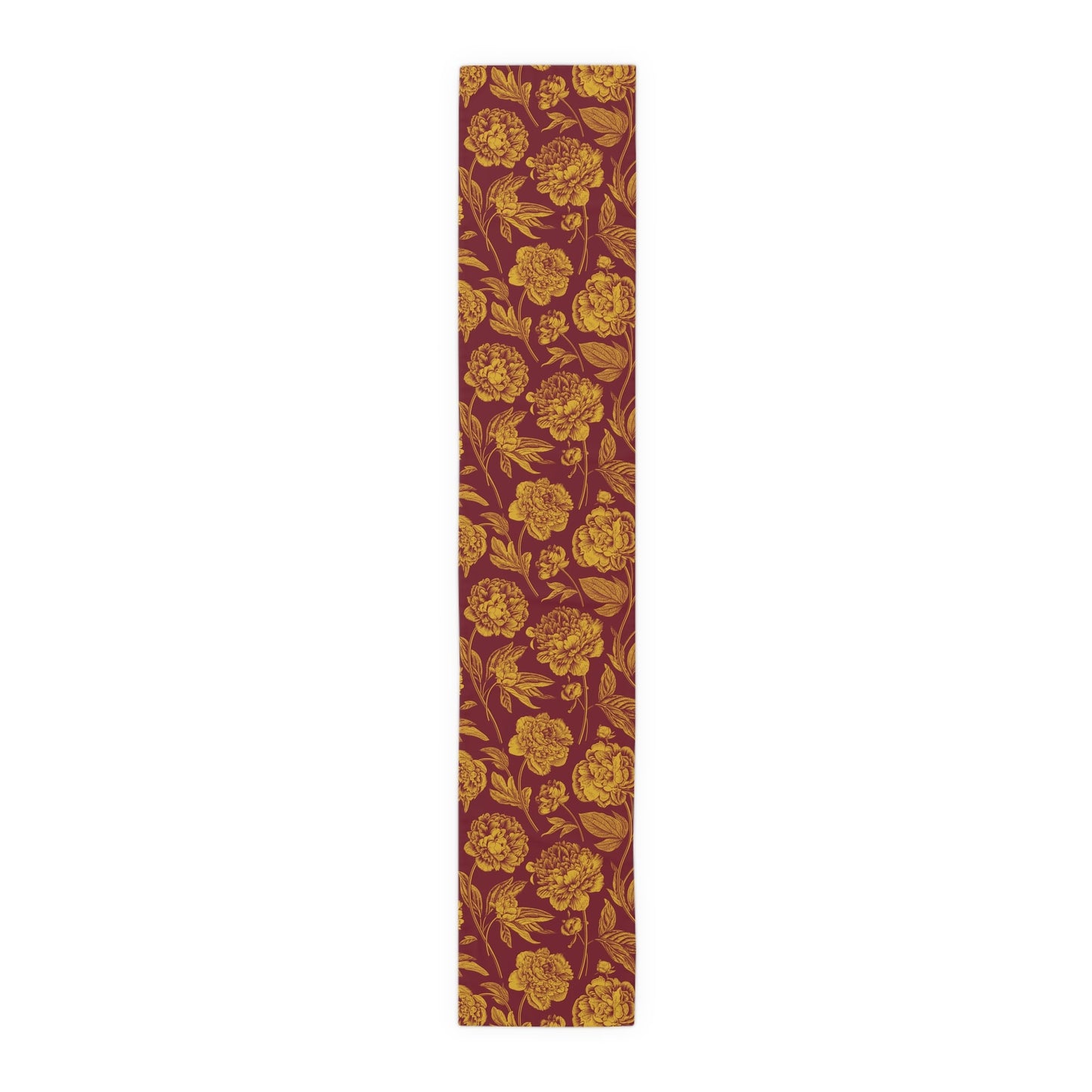 Table Runner | Red & Yellow | Peony