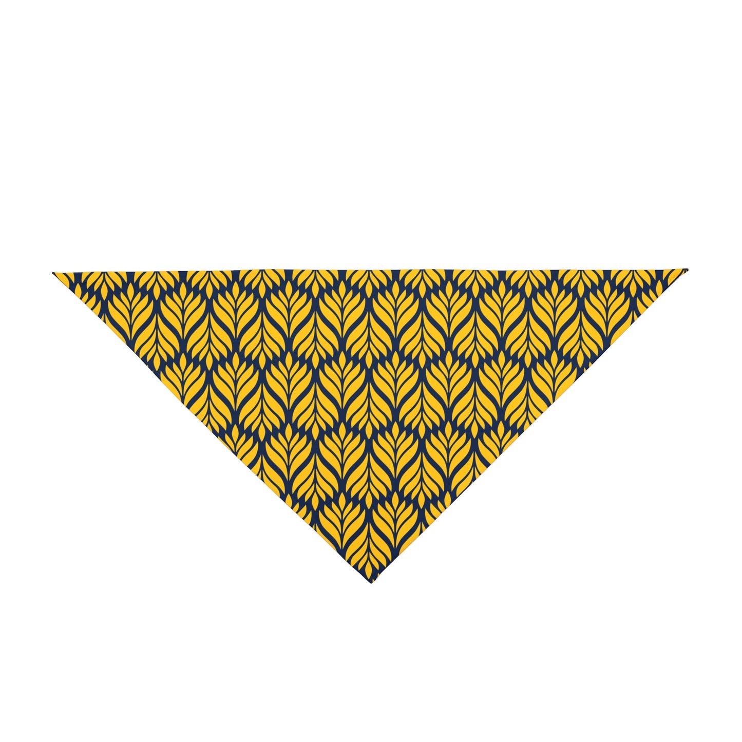 Pet Bandana | Yellow & Blue | Palm