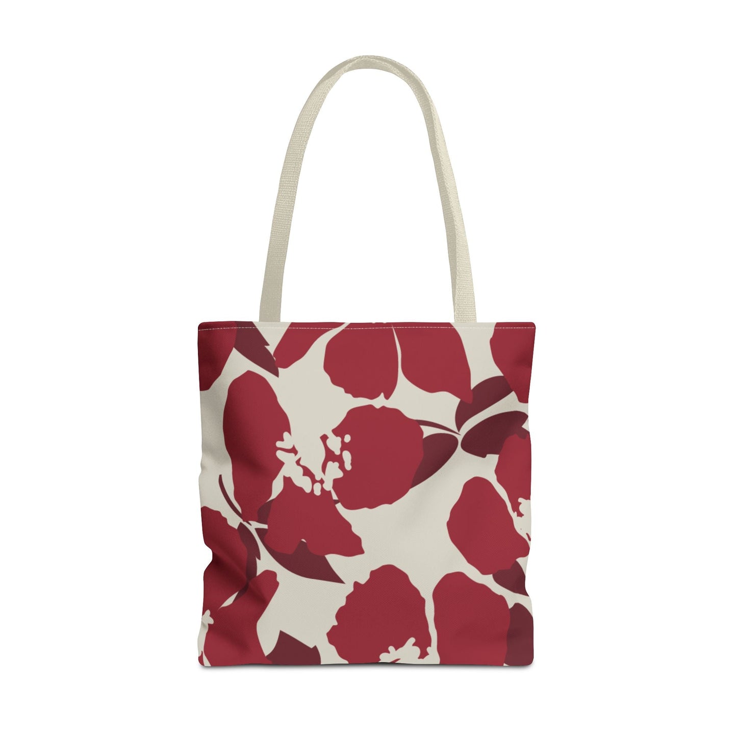 Tote Bag | Maroon & White | Poppy