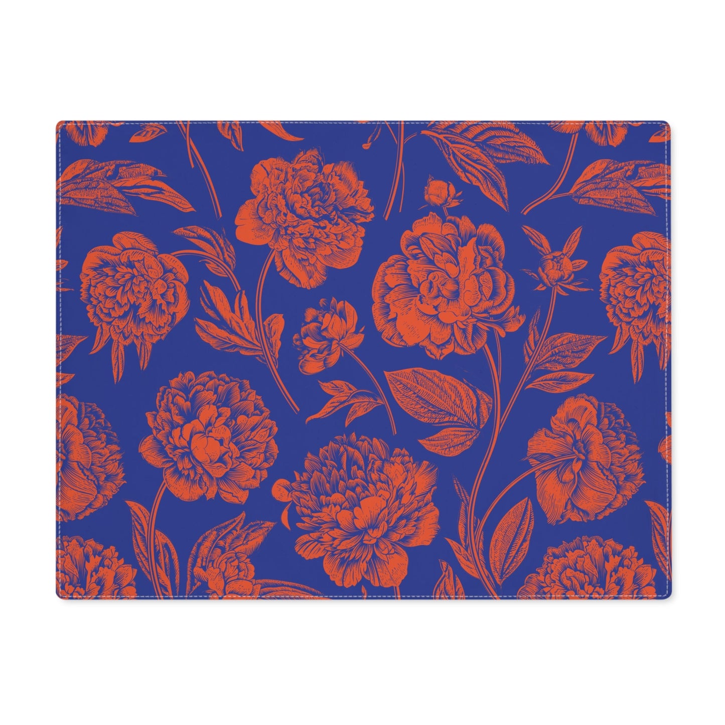 Placemat | Bright Blue & Orange | Peony