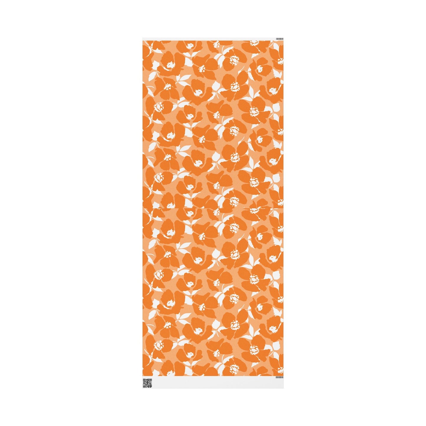 Gift Wrap | Orange & White | Poppy