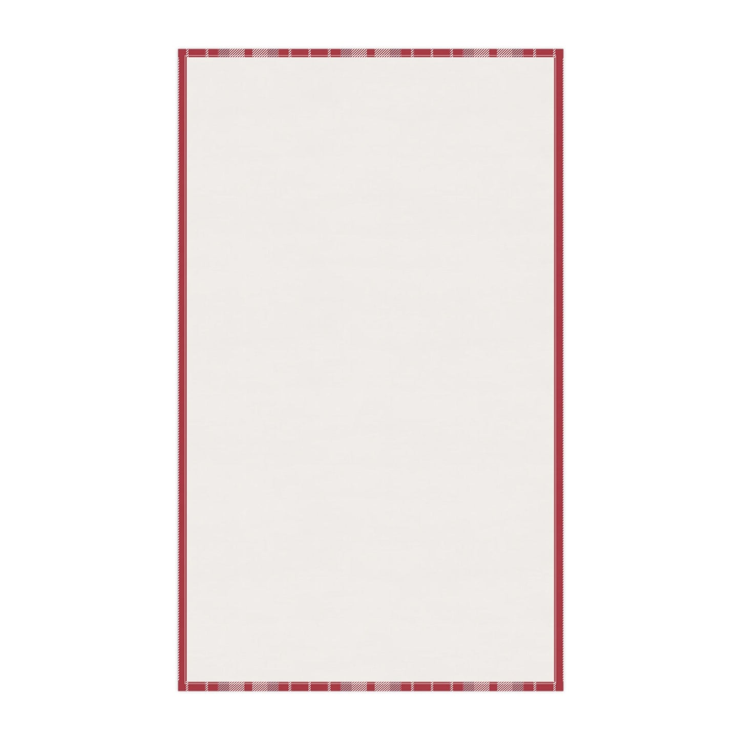 Tea Towels | Red & Gray | Stripe