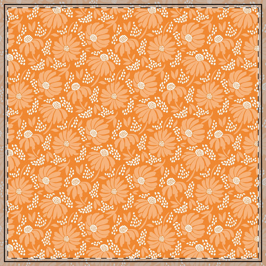 Tablecloth | Orange & White | Bellis
