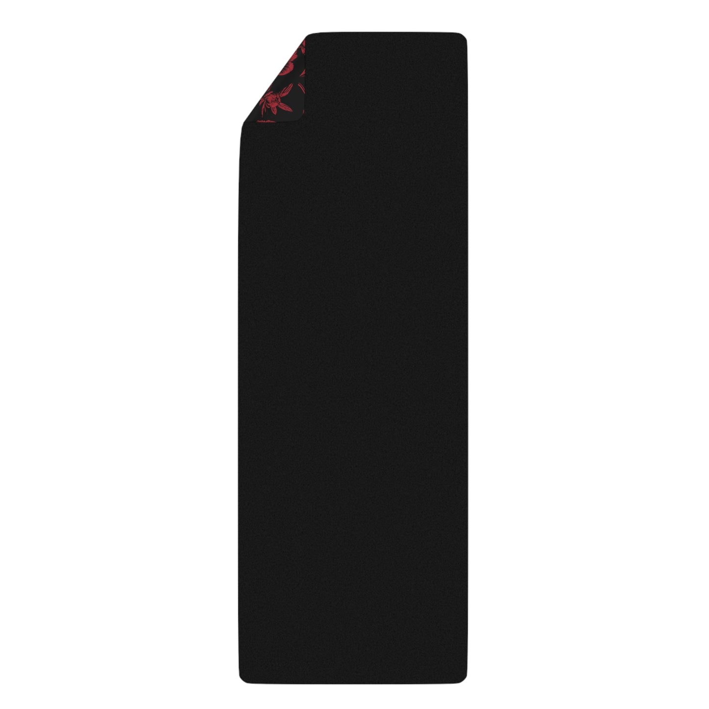 Yoga Mat | Red & Black | Peony