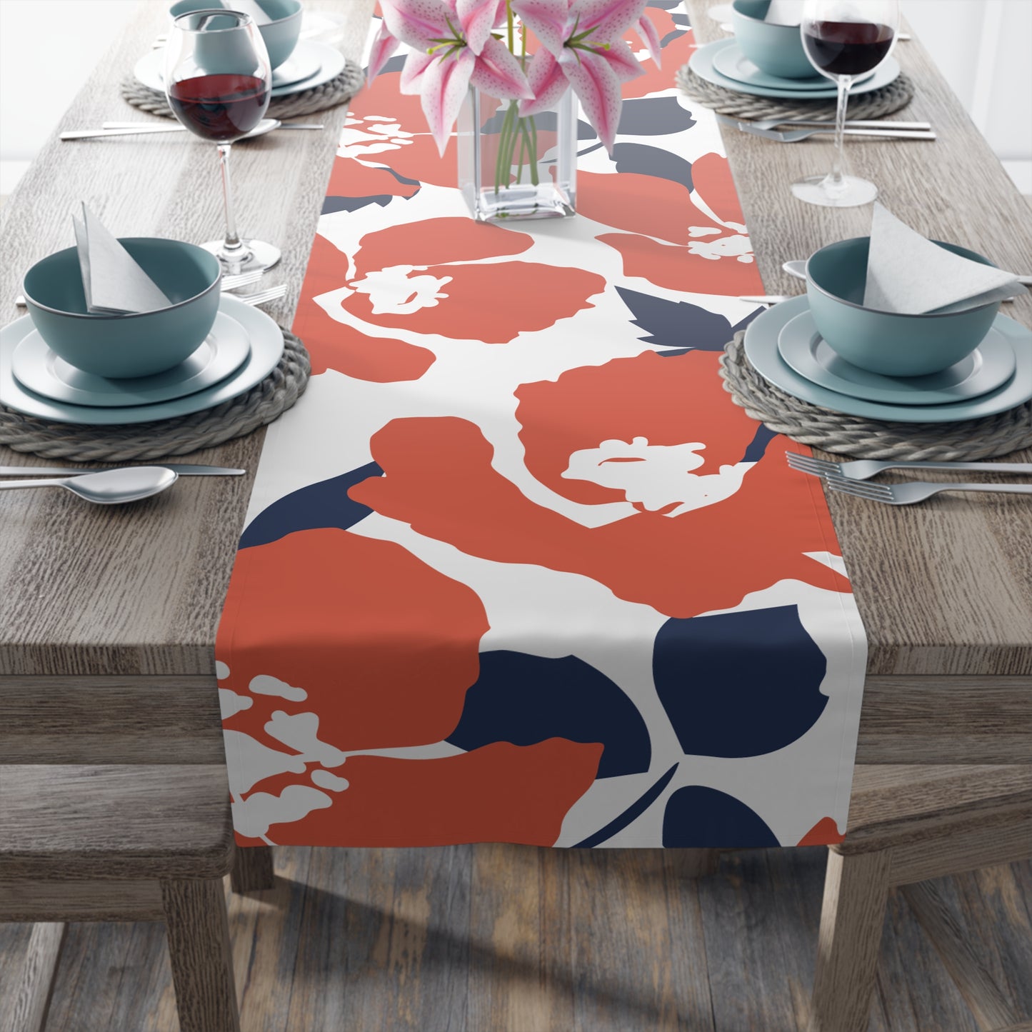 Table Runner | Charlottesville, VA | Poppy