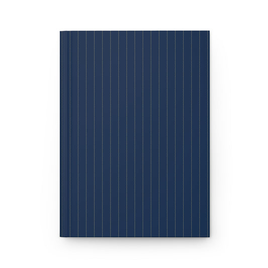 Journal | Blue & Gold | Pinstripe