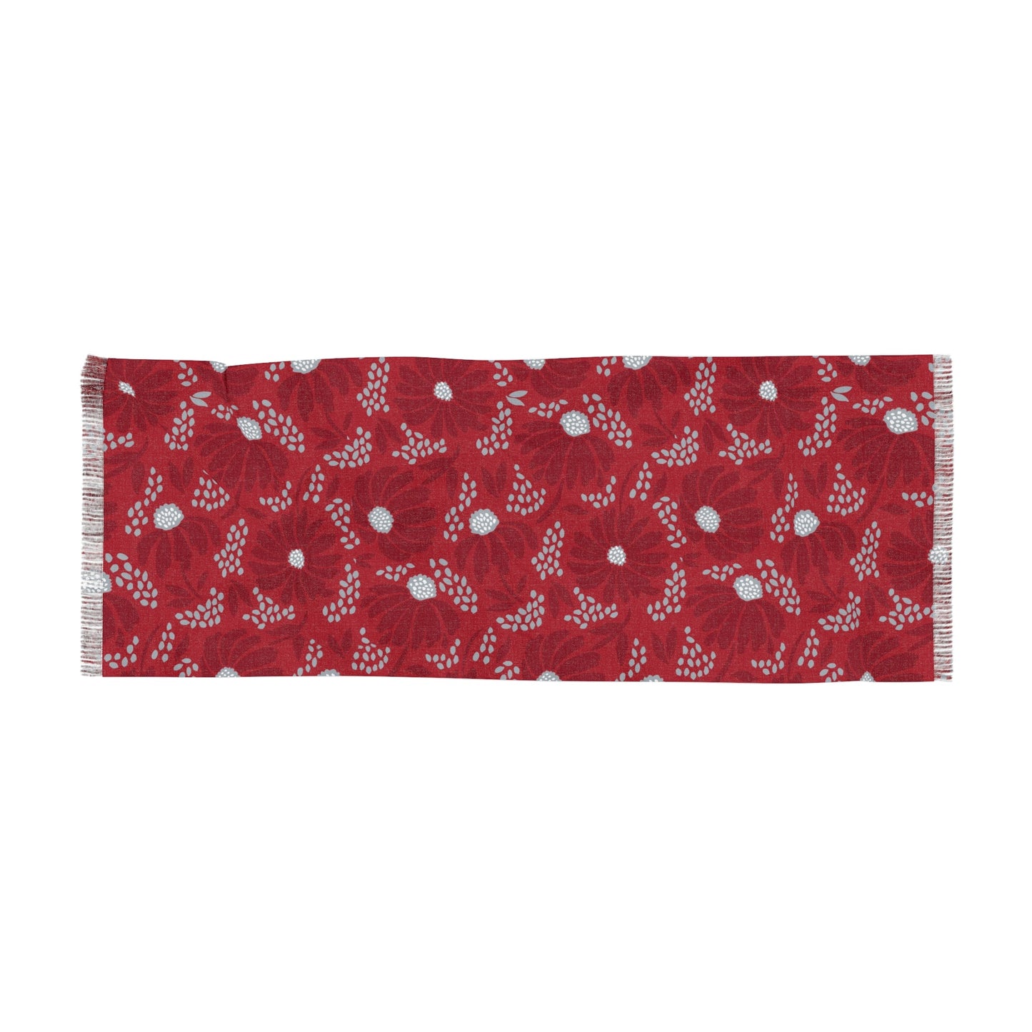 Scarf | Red & Gray | Bellis