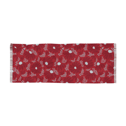 Scarf | Red & Gray | Bellis