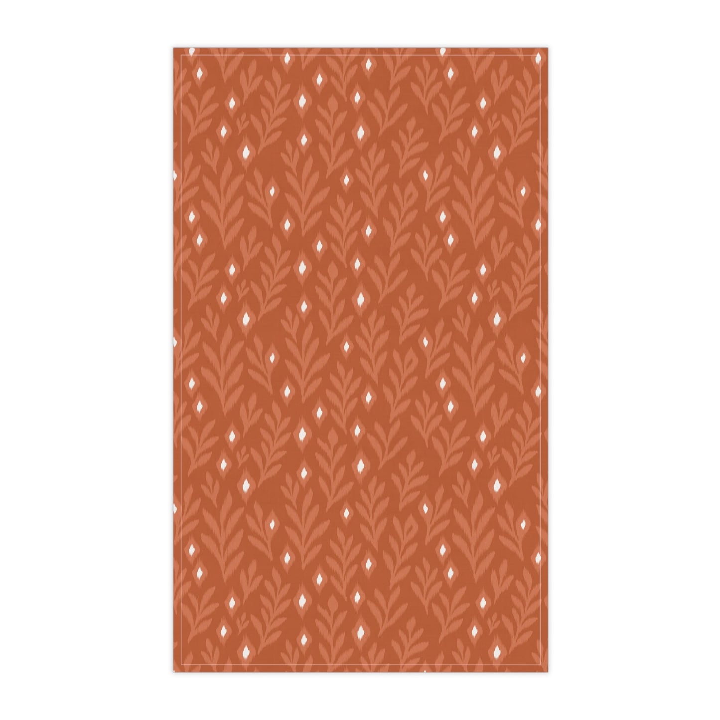 Tea Towels | Dark Orange & White | Laurel