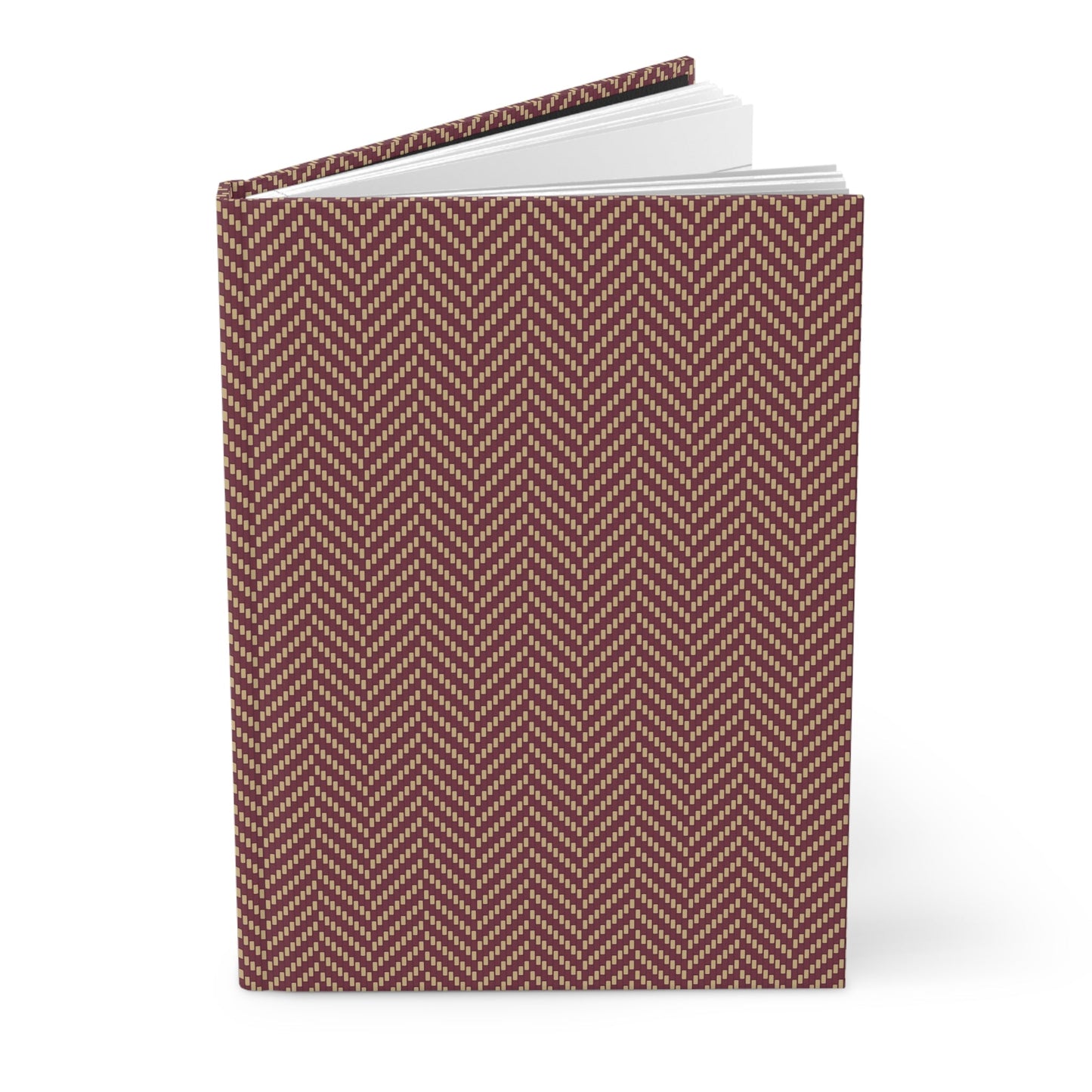 Journal | Maroon & Gold | Herringbone